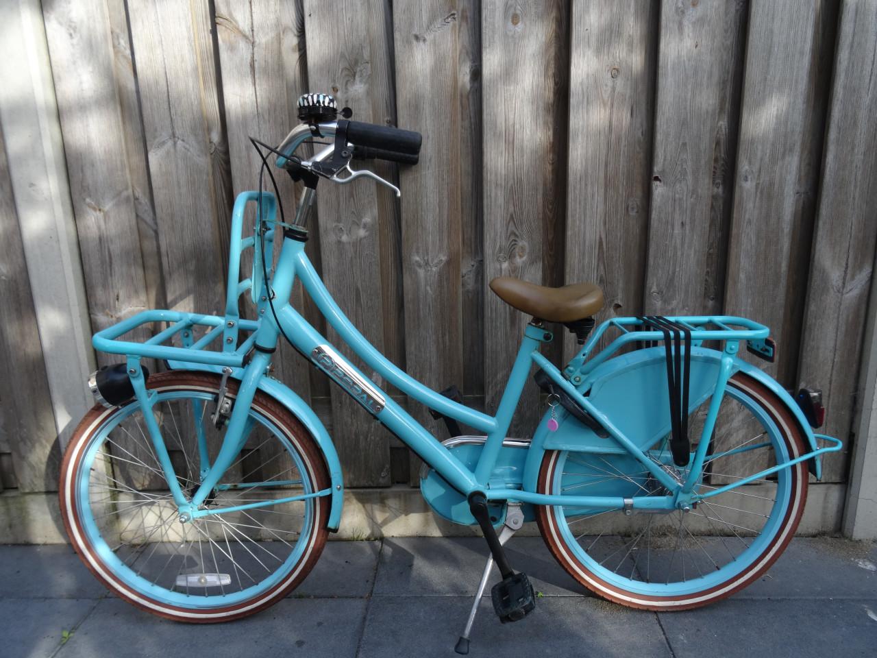 🚲 Popal Meisjesfiets – 22 inch – 3 versnellingen – blauw 💙