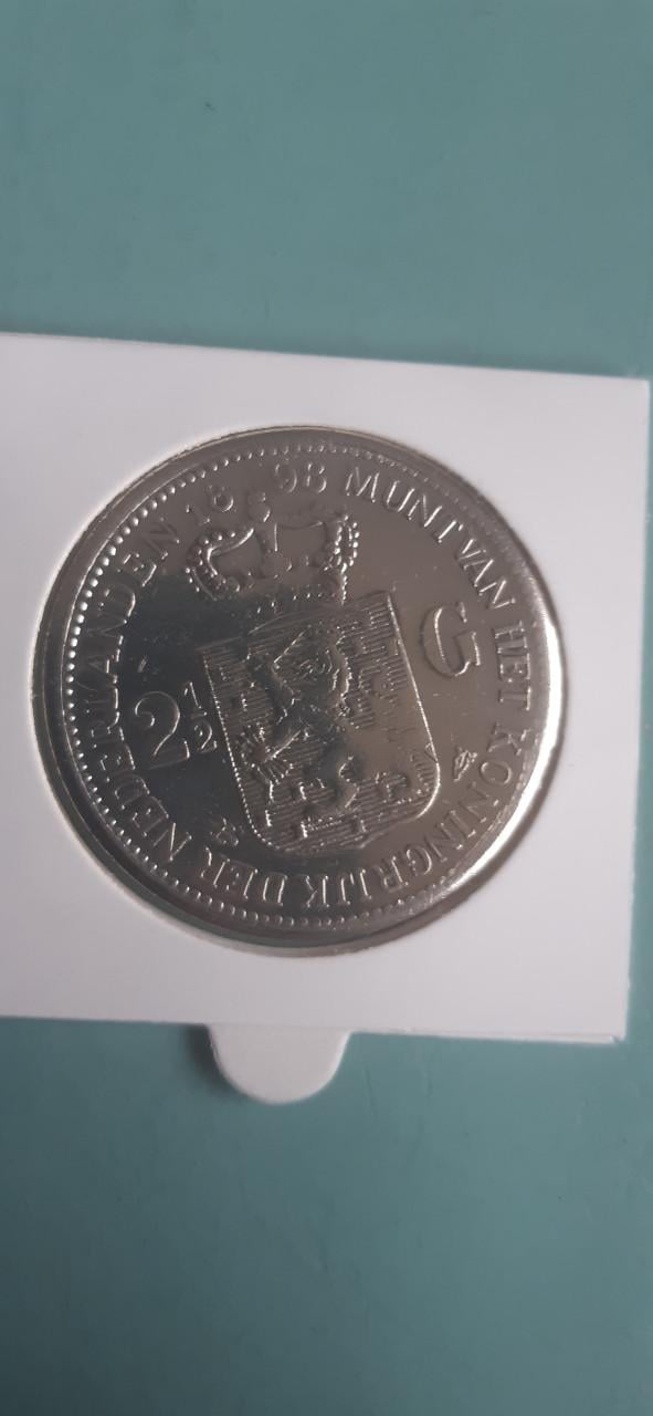 2.5 gulden wilhelmina 1898