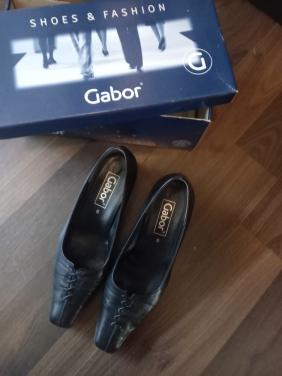 Gabor zwarte pumps met lage hak