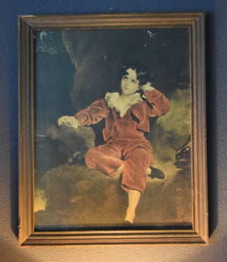Schilderij The red boy