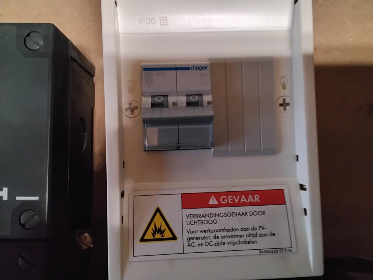 Meterkast onderdelen