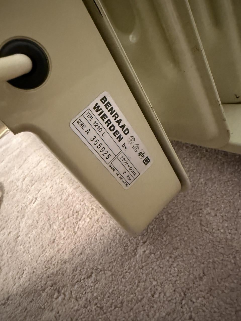 Olie radiator met thermostaat
