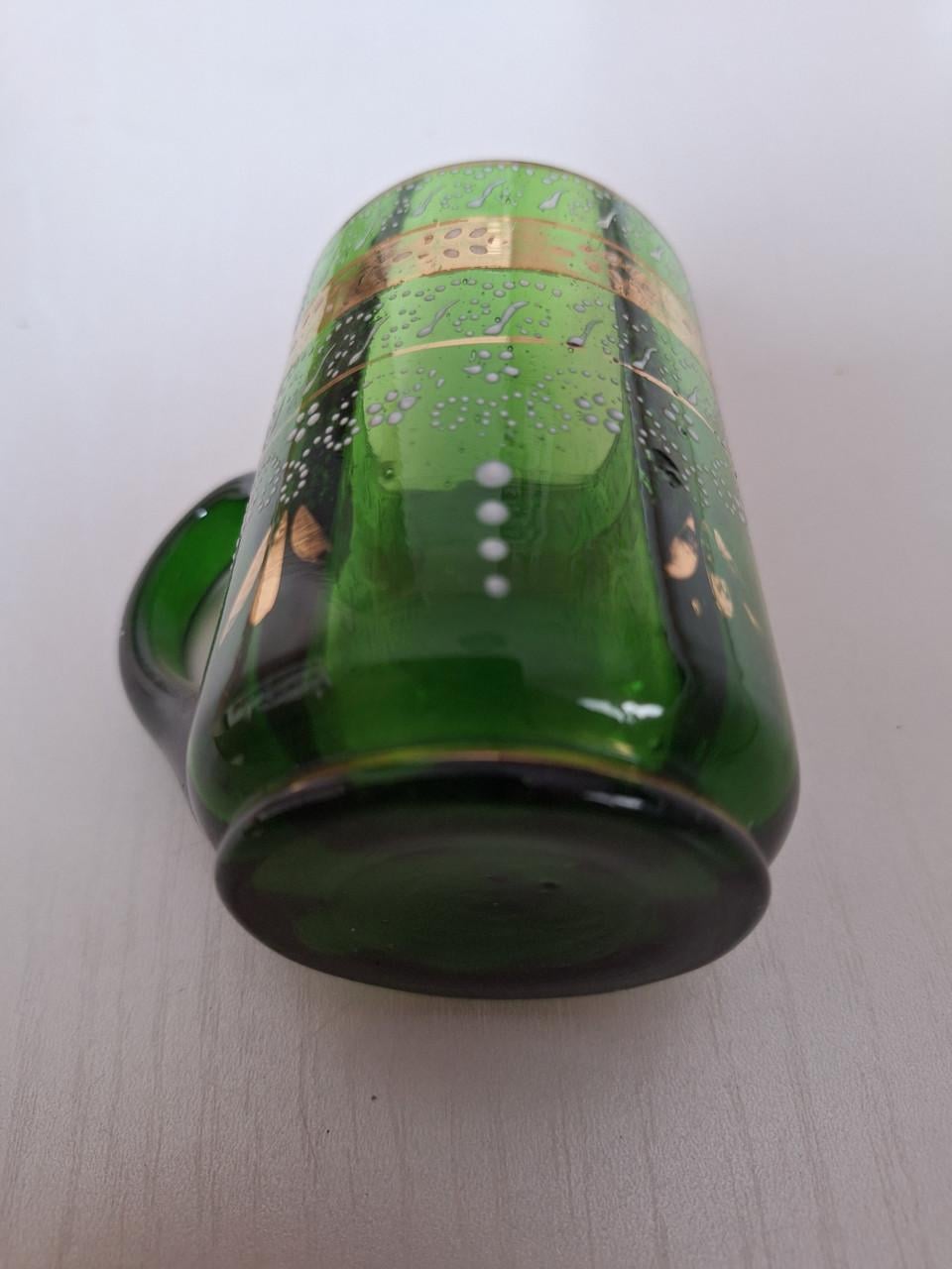 Boheemse glazen mok