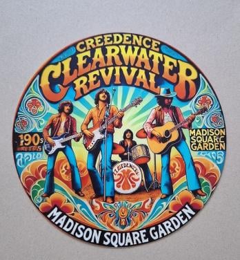 CCR Metalen Decoratiebord