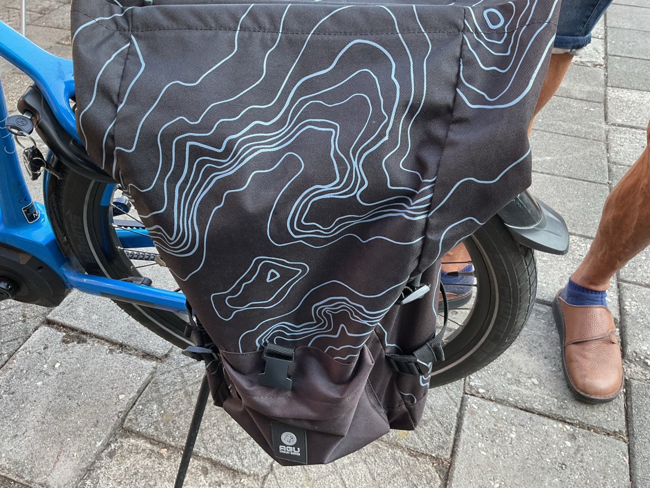 Dubbele fietstassen waterafstotend Agu