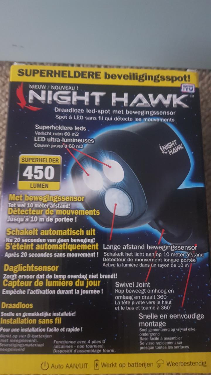 Night Hawk beveiligingsspot