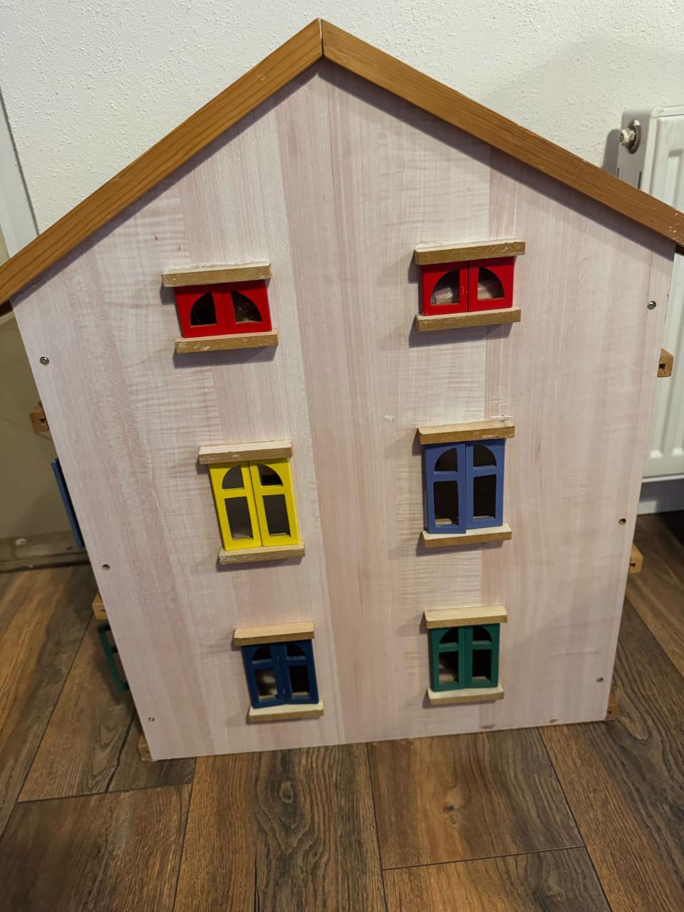 Poppenhuis inclusief accessoires