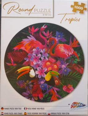 Ronde puzzel Tropics