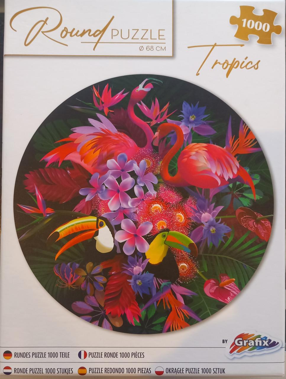 Ronde puzzel Tropics