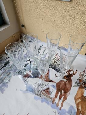 Champagne glazen 6 stuks