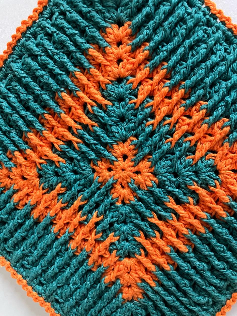 Dubbel nieuwe gehaakte pannenlappen