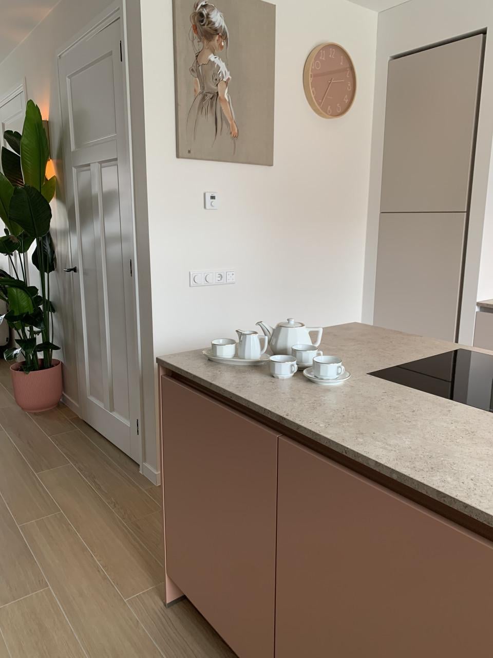 🤩Prachtig Wit Porseleinen Koffie-Serviessetje uit Frankrijk.APILCO.