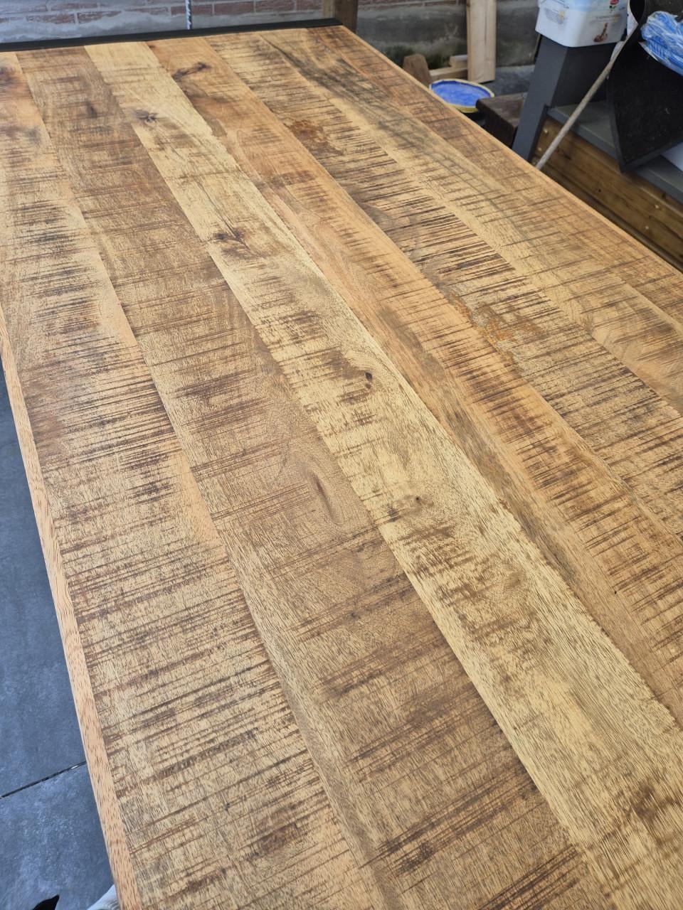 Eettafel mangohout