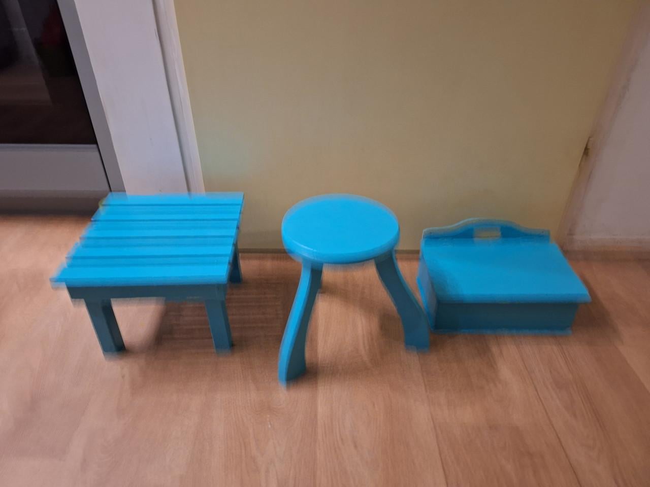 3 x turquoise