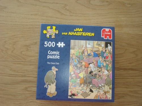 Te koop Complete jan van Haasteren puzzel  The chess club 500 stukjes