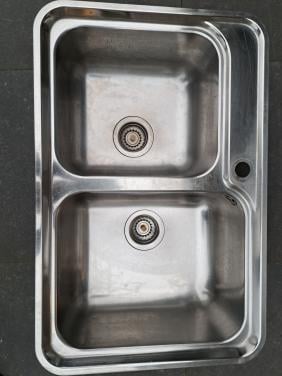 Spoelbak dubbel inbouw