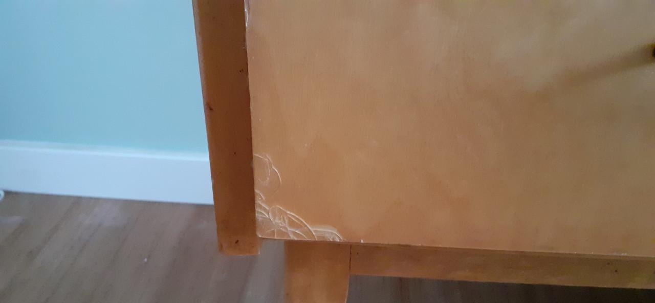 Vintage vitrinekast jaren vijftig