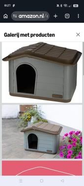 Nieuw in doos schuilhuisje