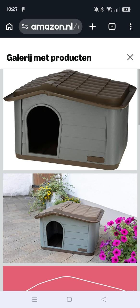 Nieuw in doos schuilhuisje