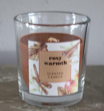 Nieuwe geurkaars geur cosy warmth appel kaneel