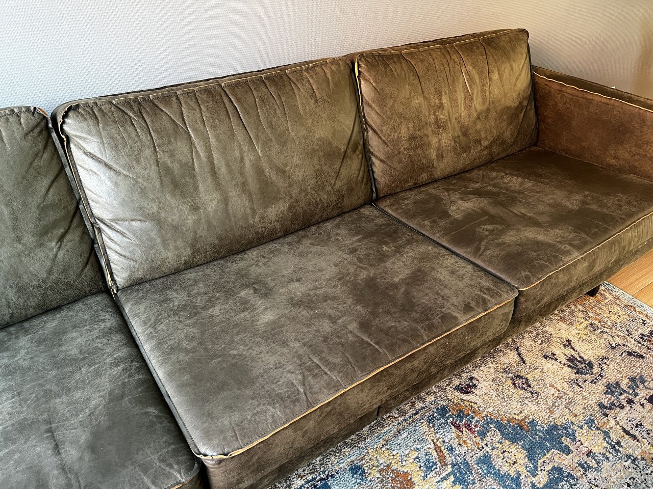BePureHome - bank - leer look - 4+ personen