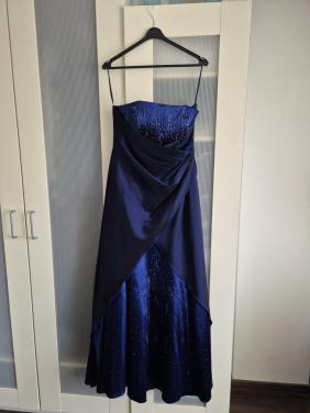 2 x Galajurk rood en blauw strapless