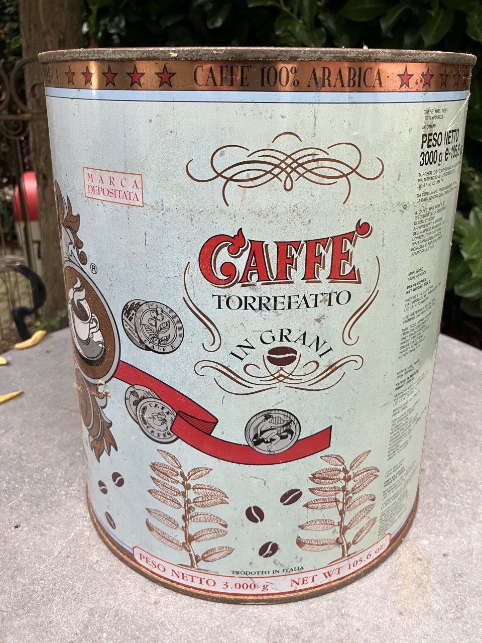 Groot koffieblik