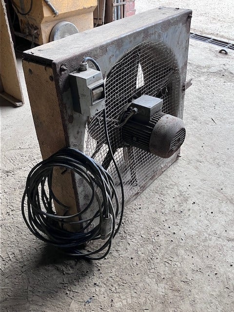 Ventilator 3KW/4PK voor aardappel-/ uienbewaring