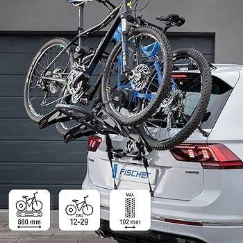 Fietsendrager voor auto's zonder trekhaak