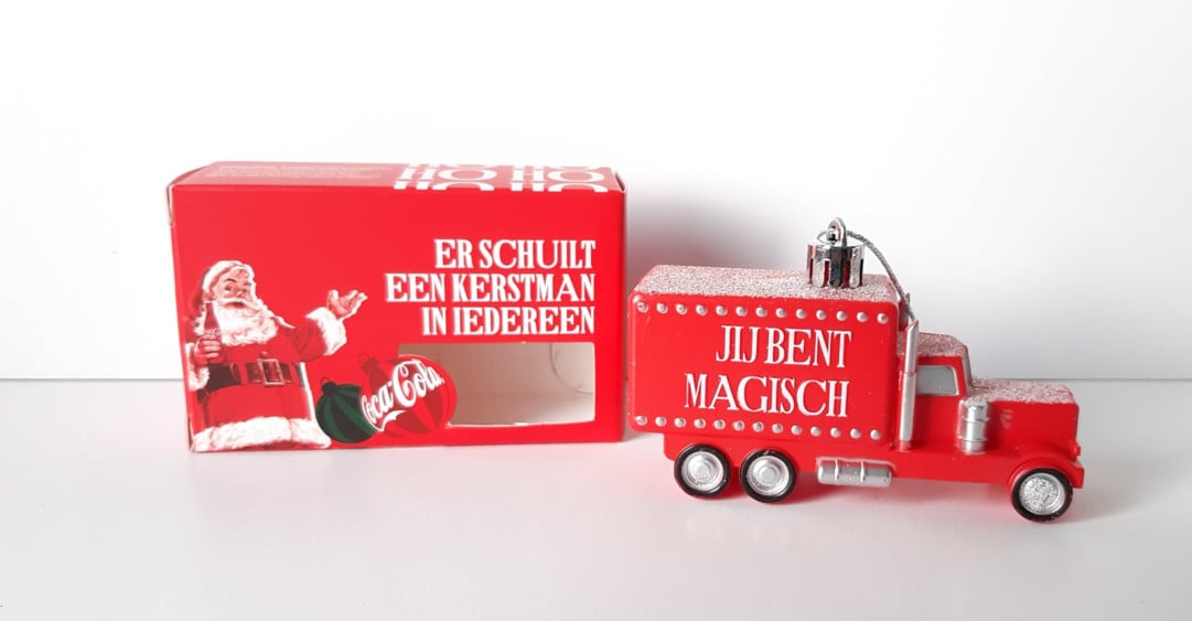 Coca Cola kersttruck - kerstbal - vrachtwagen
