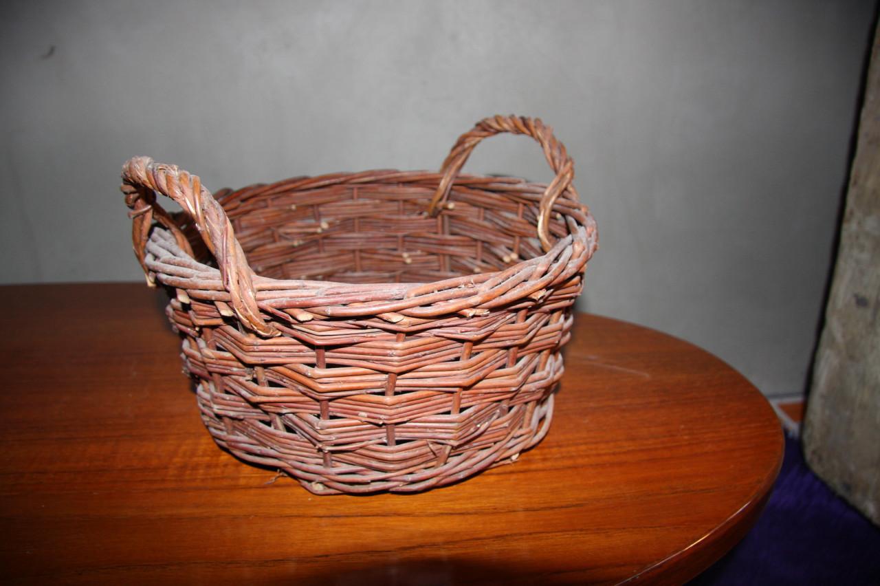 Vintage rieten mandjes