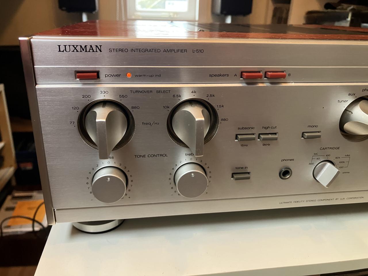 Luxman L-510 vintage top vintage versterker MM/MC 2x112W service+garantie