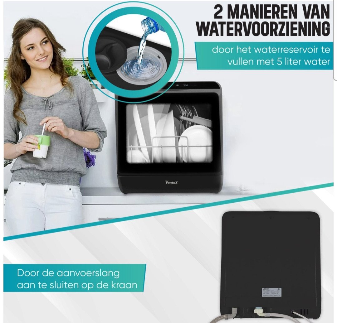 Ventux compacte vaatwasser