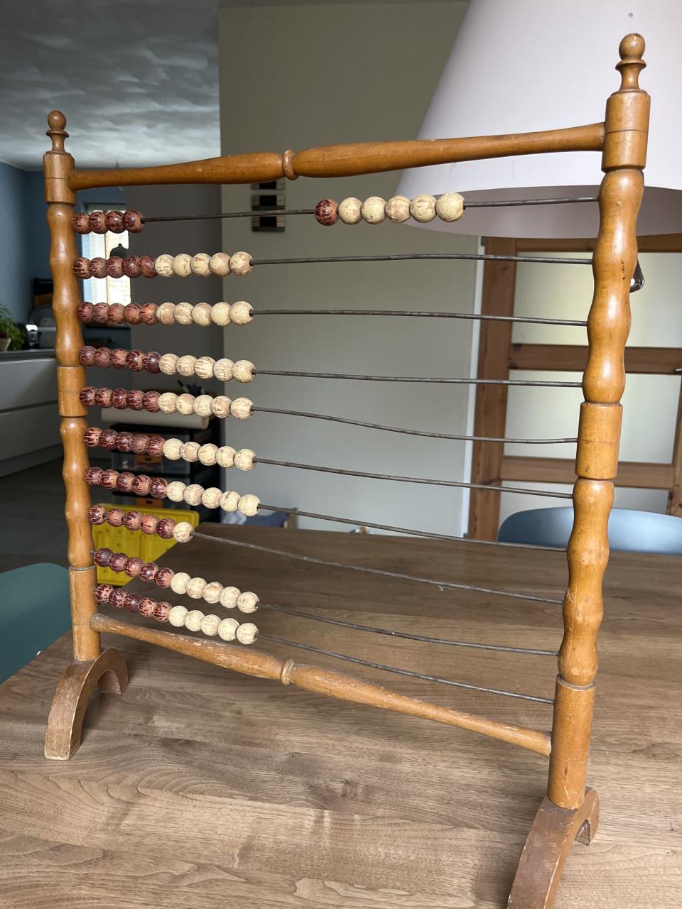 Antiek telraam abacus