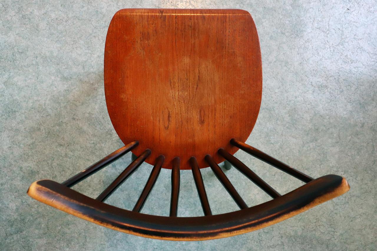 6x vintage Pastoe 'Haga' spijlenstoel