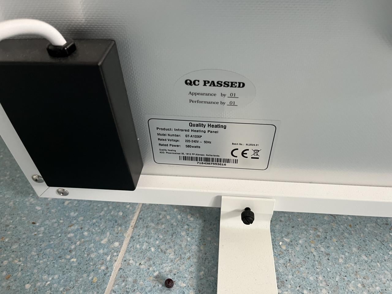 Infrarood paneel 580Watt