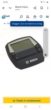 Bosch fietscomputer