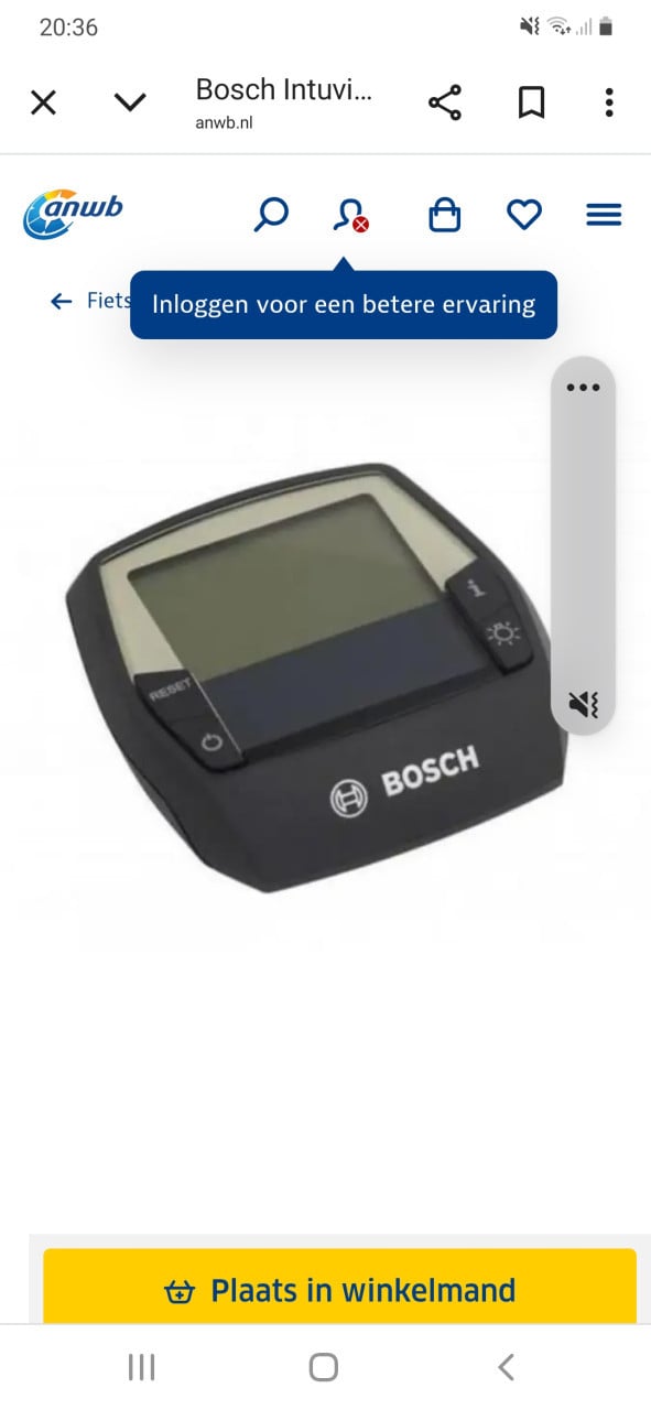 Bosch fietscomputer