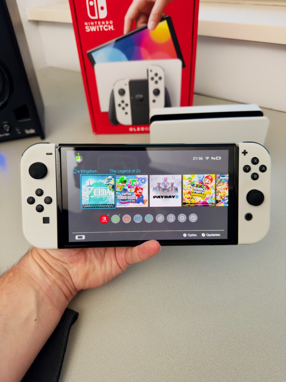 Nintendo Switch Oled Wit - In zeer nette staat