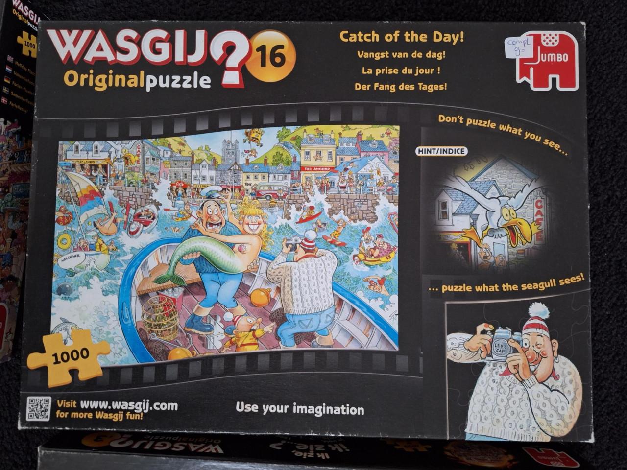 Diverse Wasgij puzzels 2 stuks € 16,00