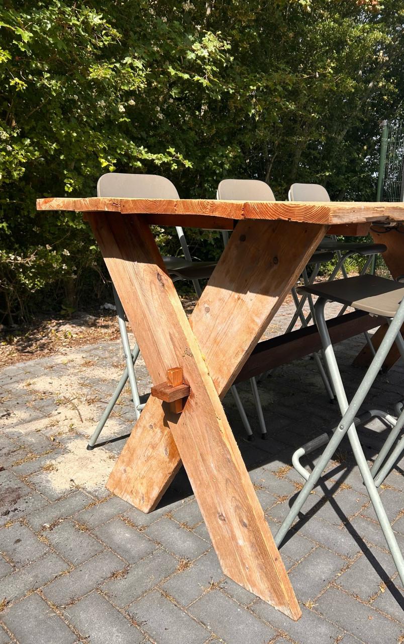 Mancave Stamtafels- 2 st-industriële  /bart/klus/knutseltafel NU € 160
