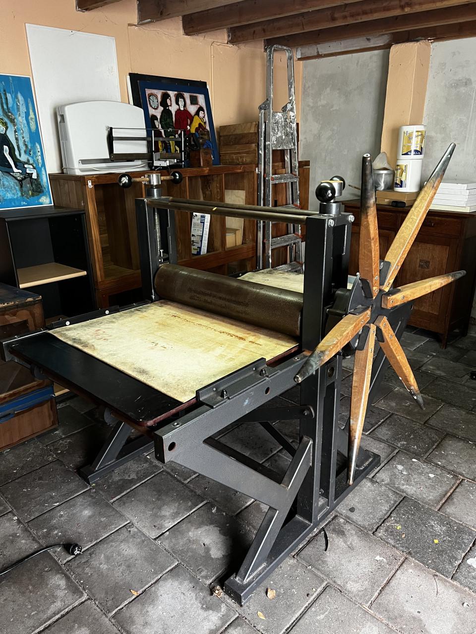 Handmatige etspers 80x150 cm