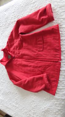 Jas Rood maat 42 gevoerd