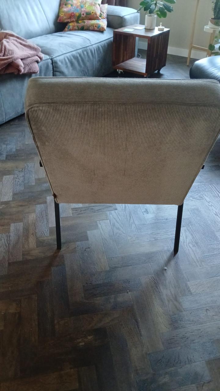 Fauteuil Woood vergrijsd groen