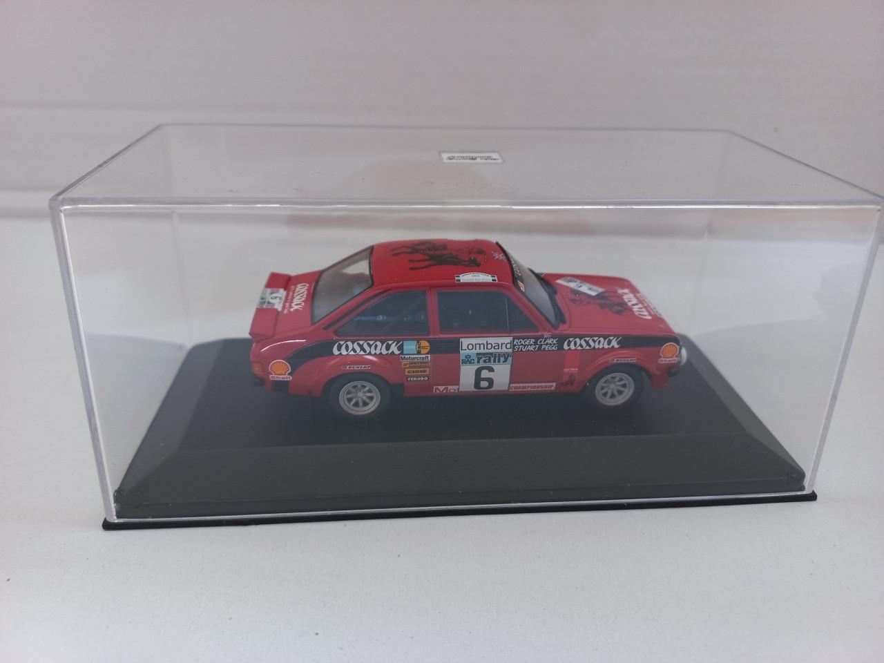 Te koop modelauto 1:43 WRC rally ford escort ll