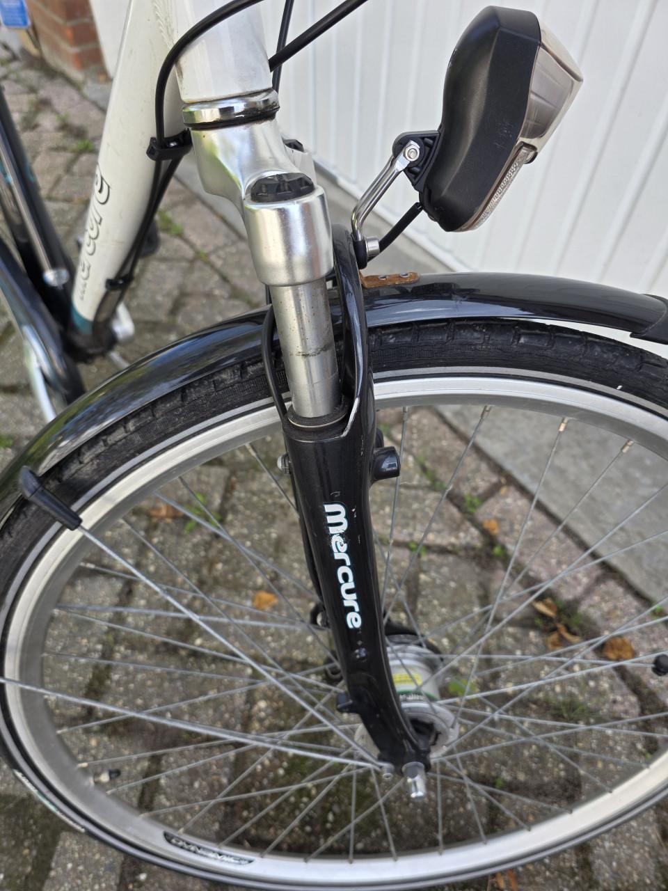 Heren fiets kleur zwart/wit