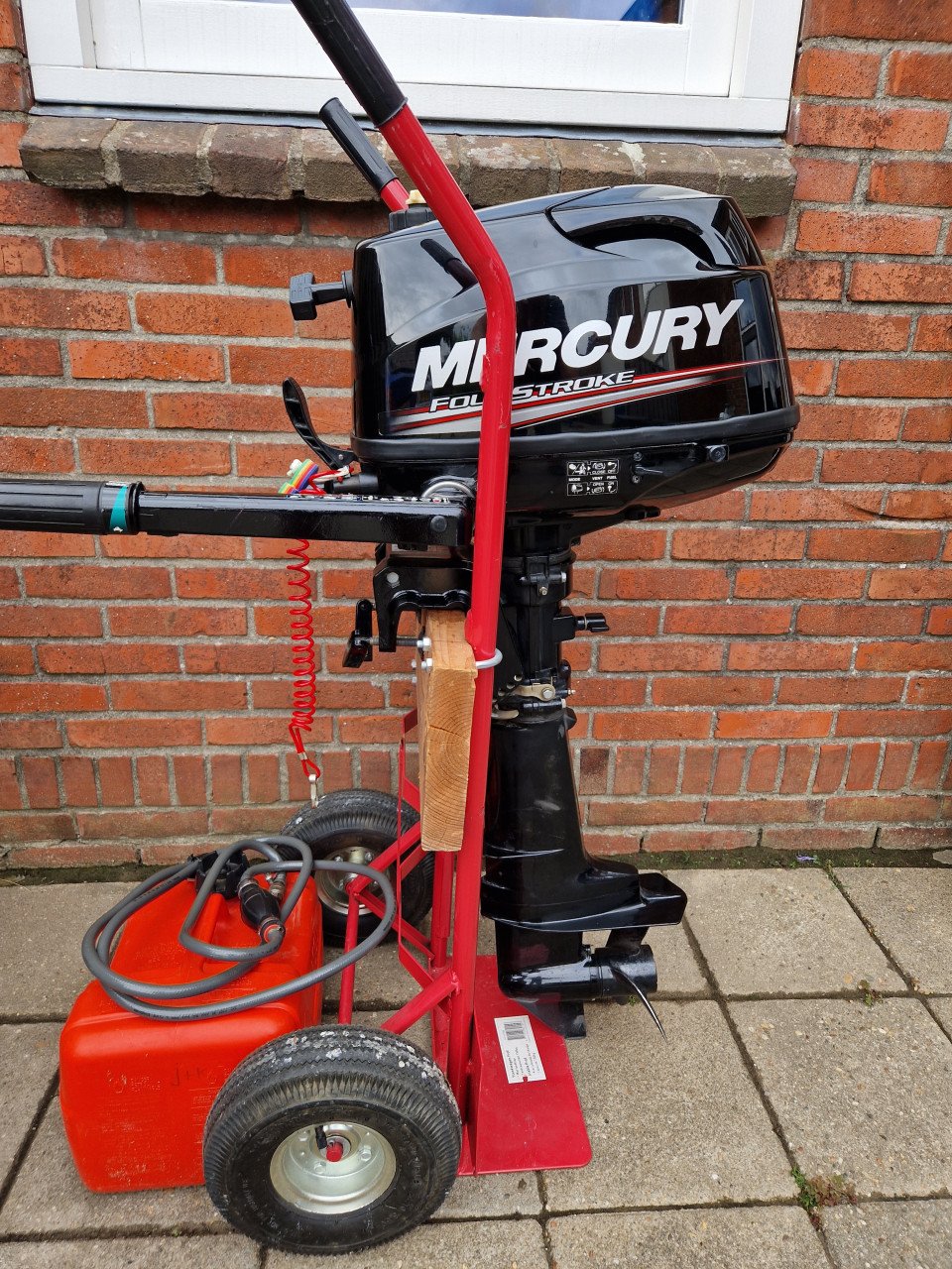 Mercury F6MH 6 pk fourstroke kortstaart b.j. 2016
