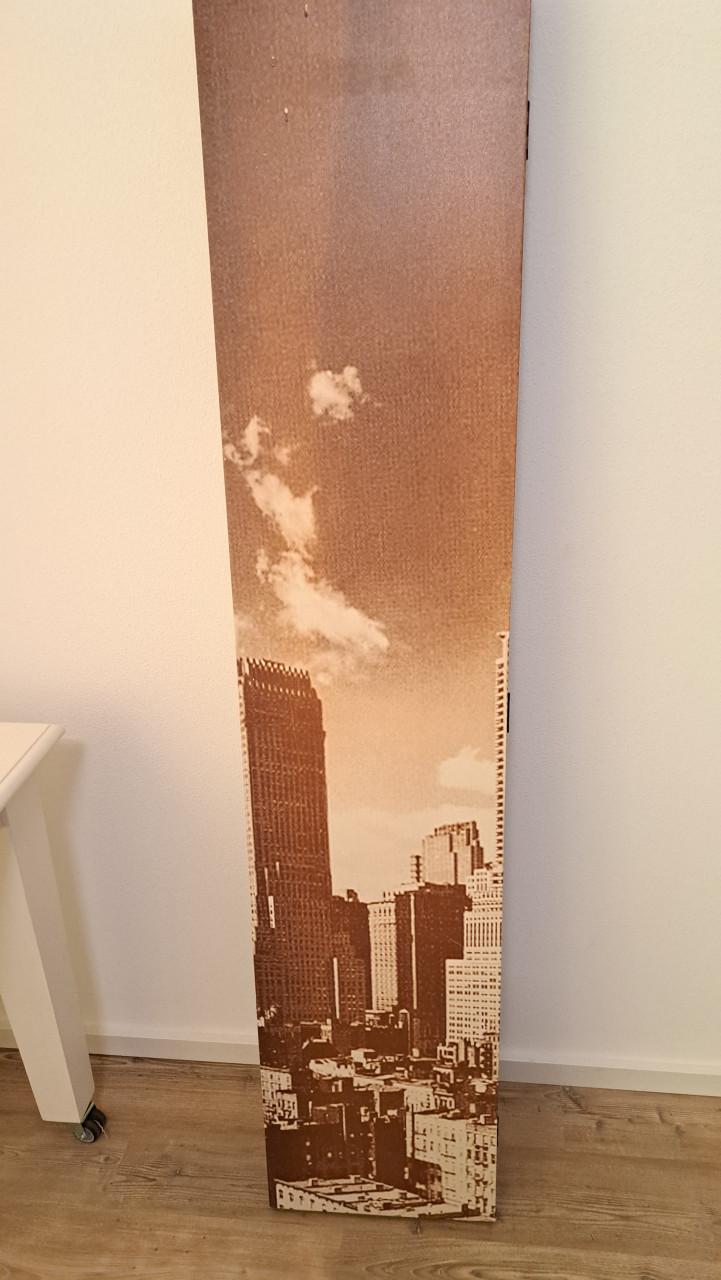 Kamerscherm New York bij daglicht 120x170 cm in kleur