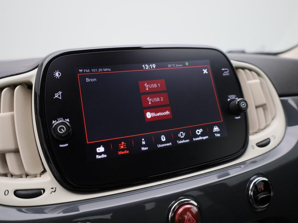Fiat 500 1.0 hybrid lounge | lmv | parker sensoren | climate control | dab 