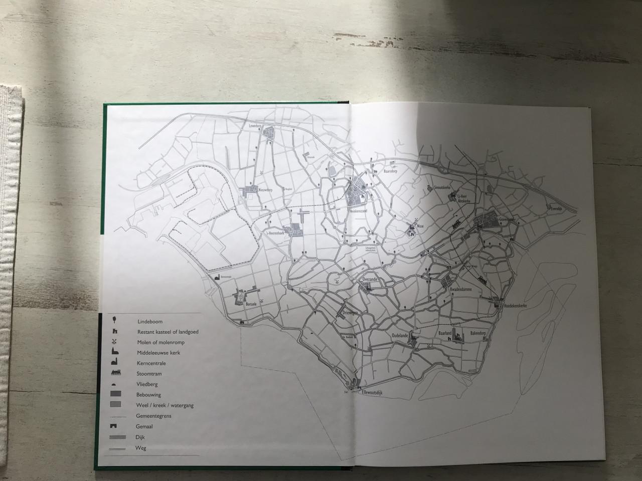 Dorpen in de zak en Borssele dorp bewesten de vijfzode